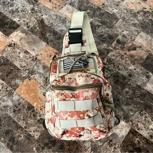 Camouflage Digital Print Sling Bag